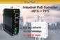Industrial Ethernet Fiber Media Converter 60W PoE+ DIN Rail / Wall mount Options Durable