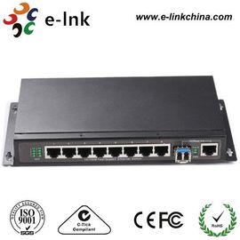 O interruptor controlado 8 portos da fibra ótica de Gigabit Ethernet com SFP combinado Uplink