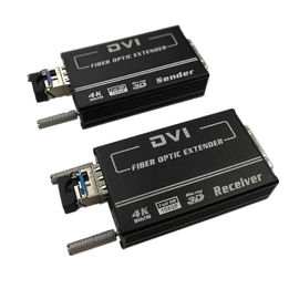 vídeo manual de 1.4km EDID DVI ao conversor da fibra mini único modo de 4K x de 2K 2 anos de garantia