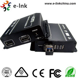 Profundidade de cor do bocado do transmissor e do receptor 1080P 24 da fibra ótica do rato HDMI do teclado de KVM USB