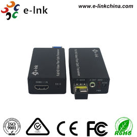 Mini prolongamento da fibra ótica de HDMI com áudio estereofônico externo
