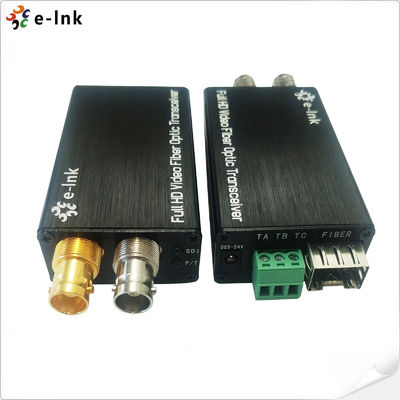 Mini 3G/HD-SDI ao prolongamento do conversor da fibra com função do registro ou dados RS485