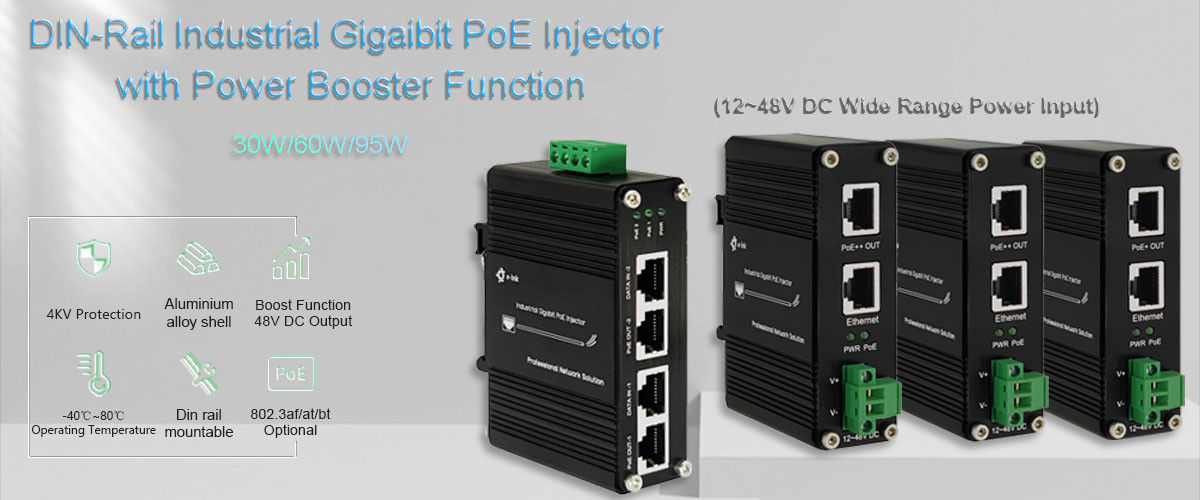 Injetor Power Over Ethernet POE