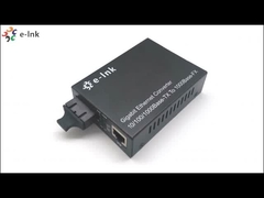 10/100/1000M Gigabit Ethernet Media Converter (PSU externa)