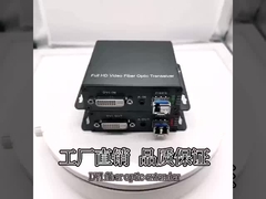 Extensor óptico 4K UHD DVI, design compacto, solução de longa distância