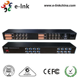 16 Channel Active UTP Video Balun , 19 '' 1U UTP Video Transceiver