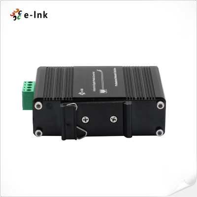 1 Mbit MDI POE Fiber Media Converter 12-48VDC SFP 2 Port 10/100/1000Base-T