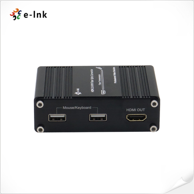 Mini 4K/60Hz HDMI 2.0 KVM USB over Fiber Optic Extender