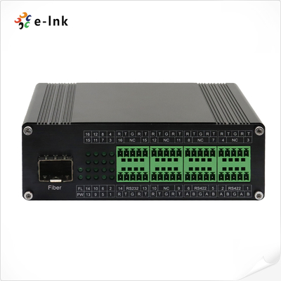 Serial Fiber Optic Converter 20km Transmission for Traffic Management Systems