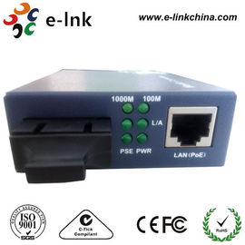 Conversor dos meios da fibra ótica do ponto de entrada de Gigabit Ethernet para modo da câmera do IP do ponto de entrada o único