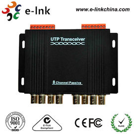 Transceptor Balun de Vídeo CCTV UTP Passivo de 8 Canais para Transmissão de Sinal Diferencial