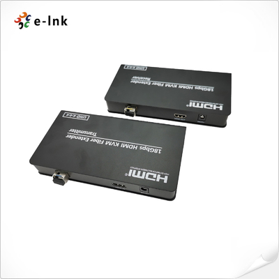 4K HDMI 2.0 KVM USB sobre Extensor de Fibra Ótica
