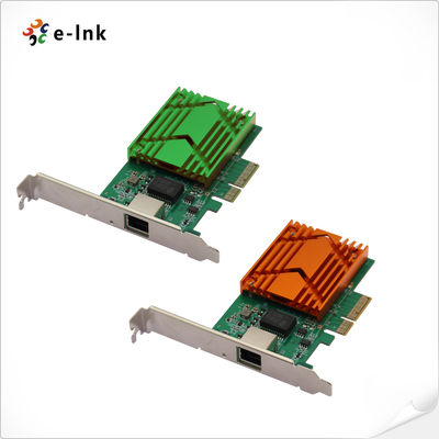 Placa de Rede PCIe 10G de Alta Velocidade com 2.5G/5G/10G sobre Cabos Cat 5e/6/6a