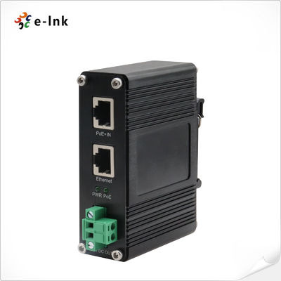 Injetor industrial PoE++ IEEE802.3bt 100W Saída 12-48VDC Aumentador de tensão Extender até 100 metros