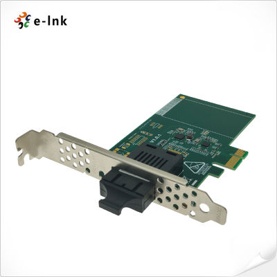 Fibra Gigabit Network Card 1000Mbps PCI-E VLAN Suporte ao sistema operacional Jumbo Frame
