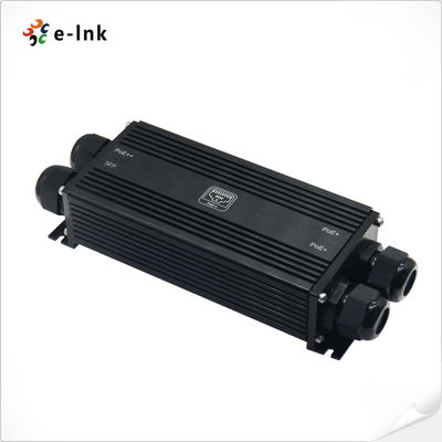 IP67 Gigabit robusto PoE Extender 1 em 3 Out + SFP 90W 400m