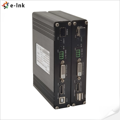 1-CH DVI KVM FIGHTENDER W USB, RS232 AUDIO GPIO 1080P 60KM