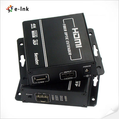 Extensor de fibra óptica 4K HDMI KVM